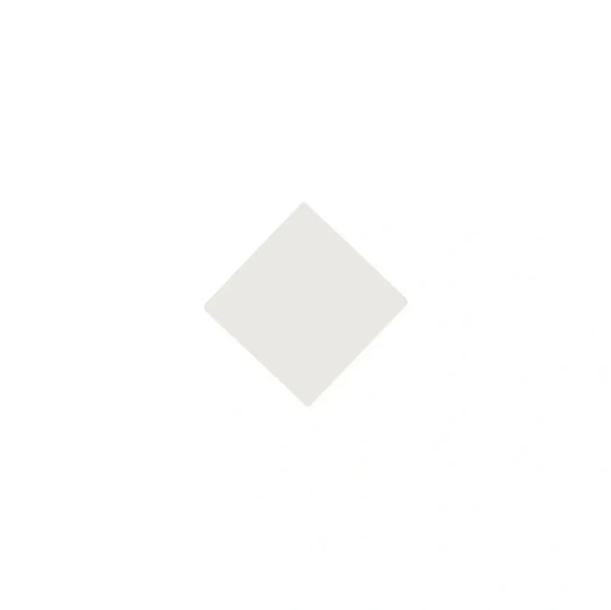 Klinker - Kvadrat 3,5 x 3,5 cm vit