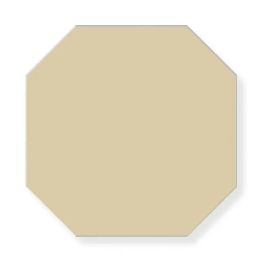 Klinker - Oktagon 15 x 15 cm elfenben