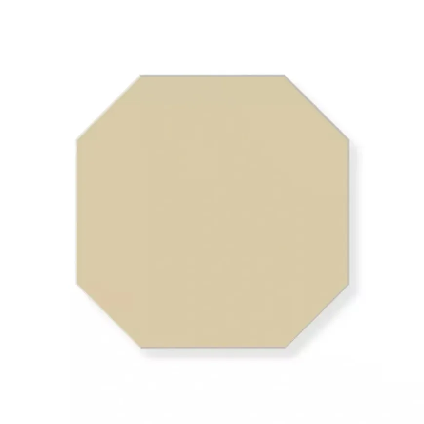 Klinker - Oktagon 10 x 10 cm elfenben