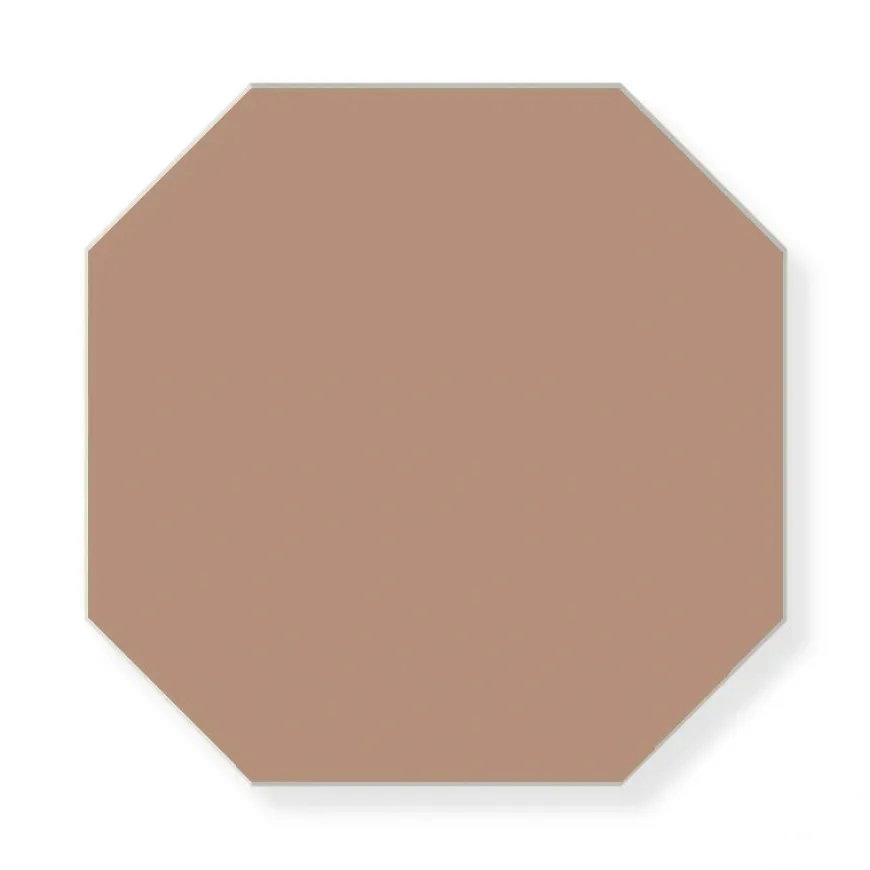 Klinker - Oktagon 15 x 15 cm gammelrosa