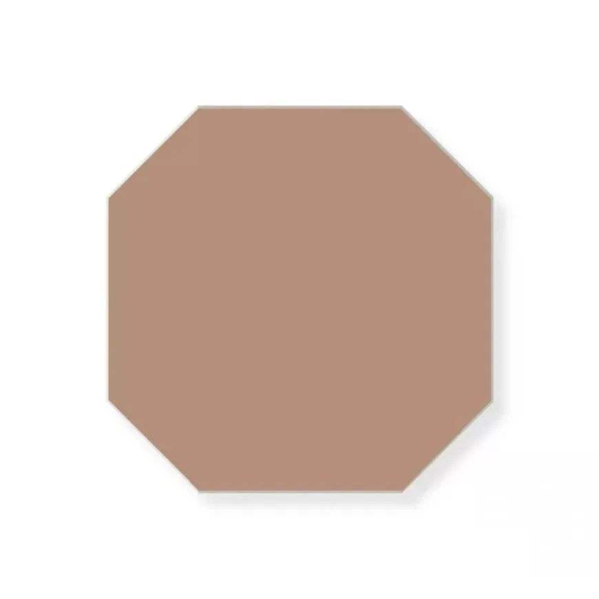 Klinker - Oktagon 10 x 10 cm gammelrosa