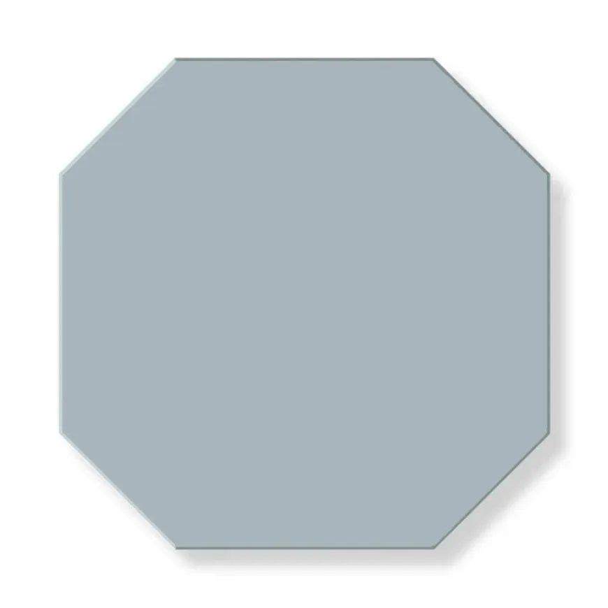 Klinker - Oktagon 15 x 15 cm gråblå