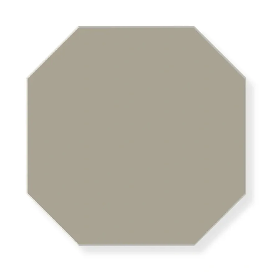 Klinker - Oktagon 15 x 15 cm ljusgrå