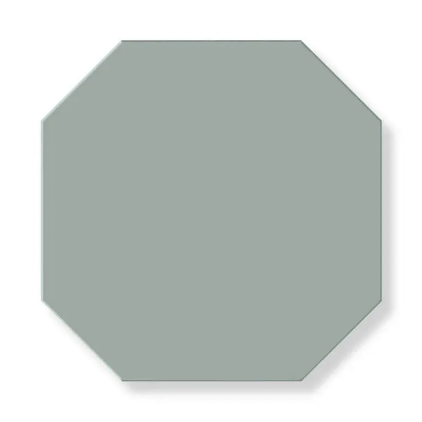 Klinker - Oktagon 15 x 15 cm ljusgrön
