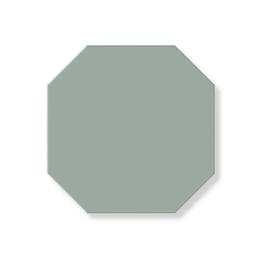 Klinker - Oktagon 10 x 10 cm ljusgrön