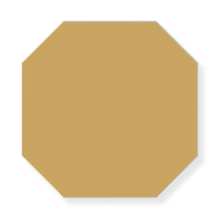 Klinker - Oktagon 15 x 15 cm ockragul