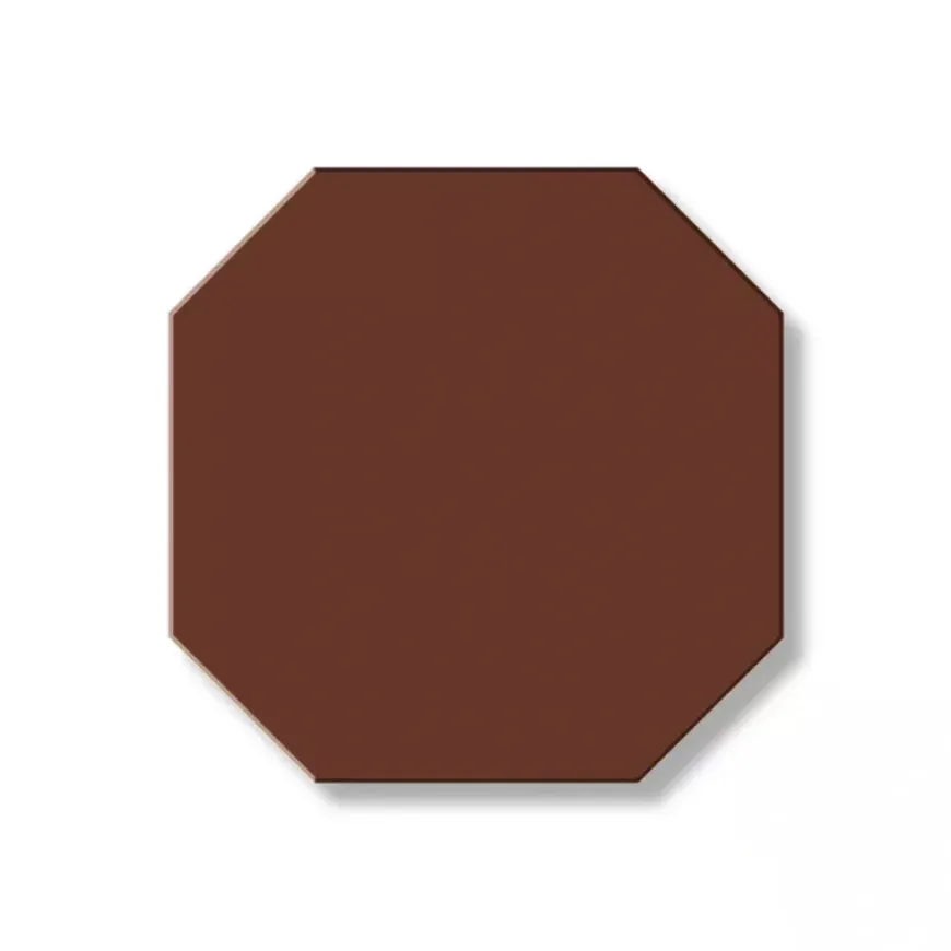 Klinker - Oktagon 10 x 10 cm röd