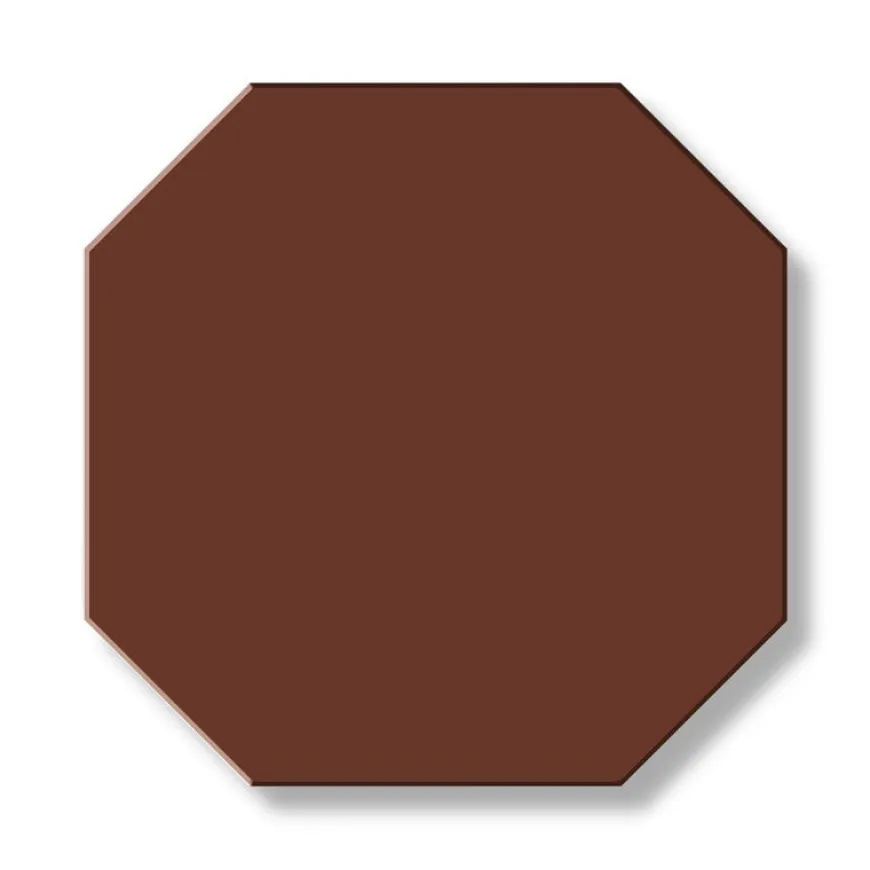 Klinker - Oktagon 15 x 15 cm röd