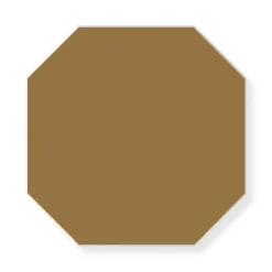 Klinker - Oktagon 15 x 15 cm toffee