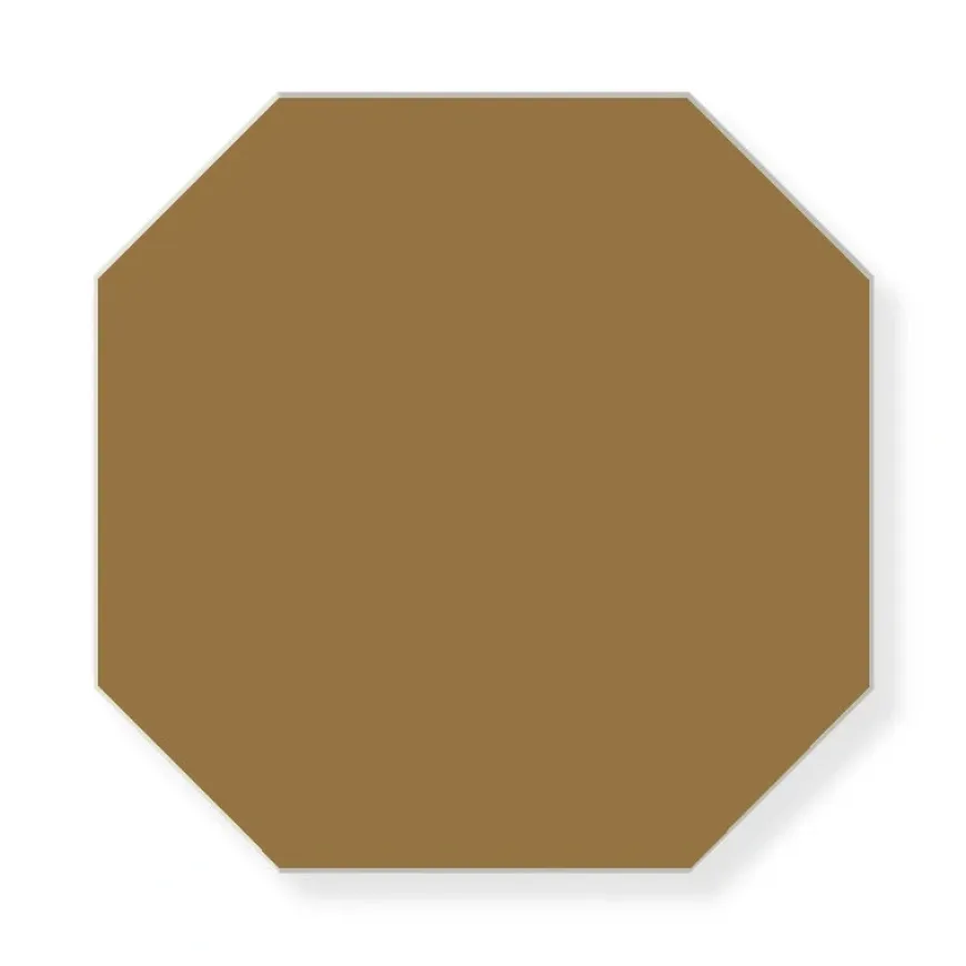 Klinker - Oktagon 15 x 15 cm toffee
