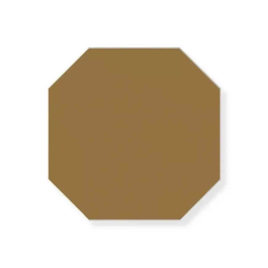 Klinker - Oktagon 10 x 10 cm toffee