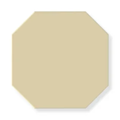 Klinker - Oktagon 15 x 15 cm vaniljgul