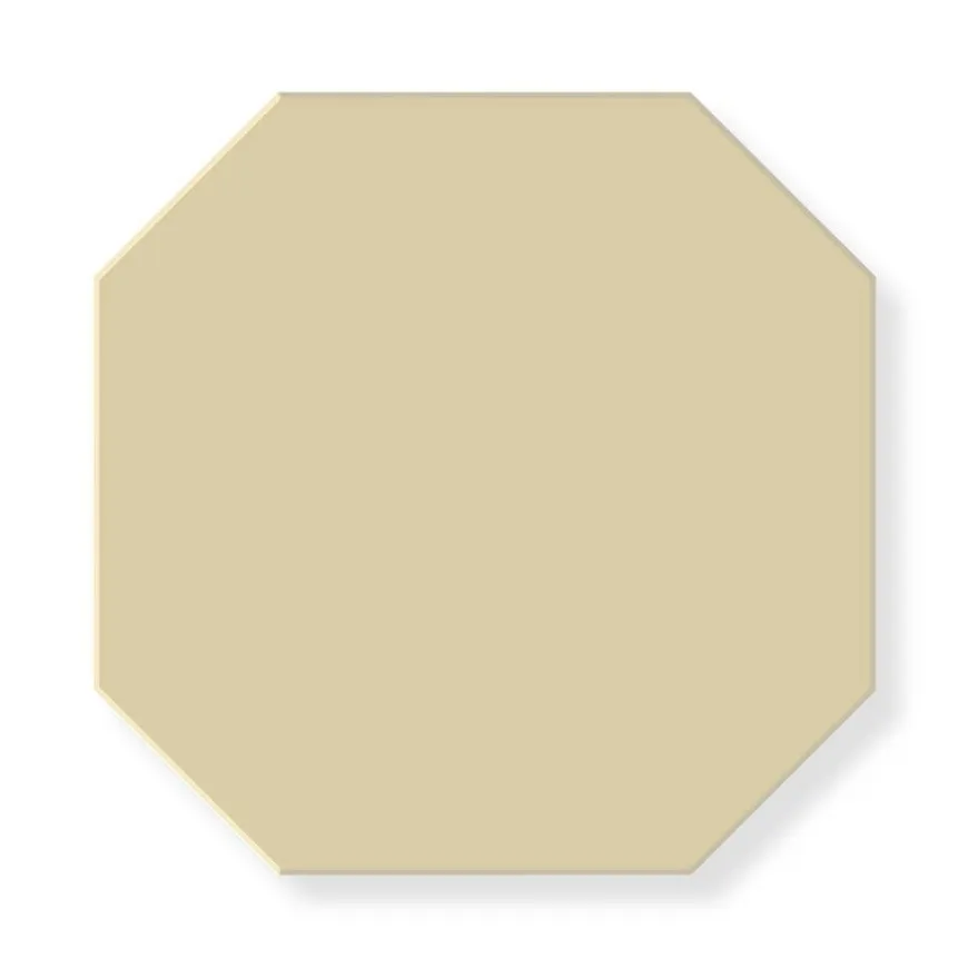 Klinker - Oktagon 15 x 15 cm vaniljgul