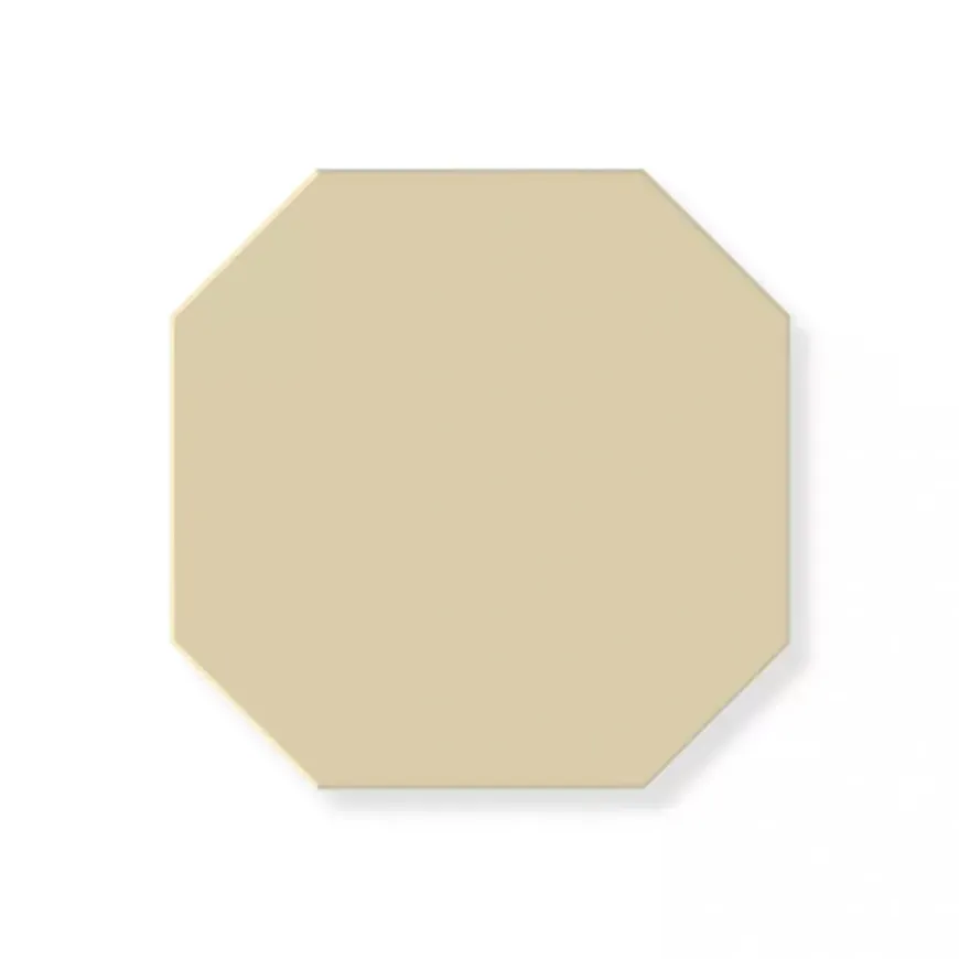 Klinker - Oktagon 10 x 10 cm vaniljgul