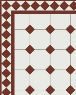 Klinker - Oktagon 15 x 15 cm vit