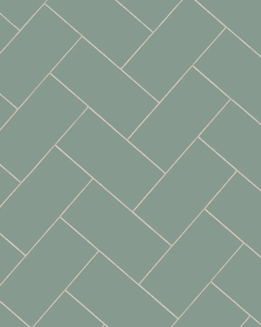 Klinker - Rektangel 10 x 20 cm grön