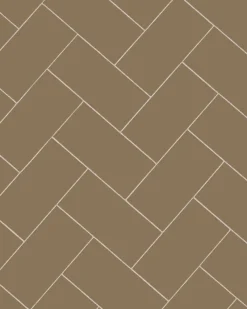 Klinker - Rektangel 10 x 20 cm kaffebrun