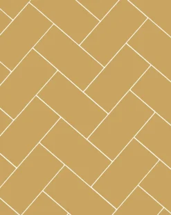 Klinker - Rektangel 10 x 20 cm ockragul