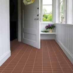 Klinker - Rektangel 10 x 20 cm röd