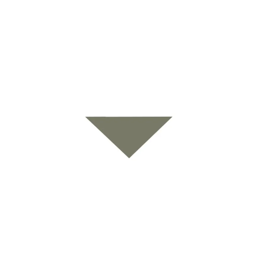 Klinker - Triangel 3,5/3,5/5 cm Australian green
