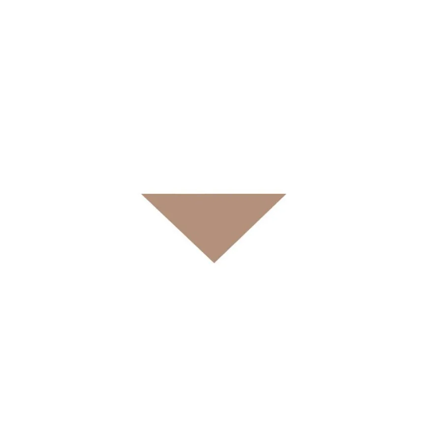 Klinker - Triangel 3,5/3,5/5 cm gammelrosa