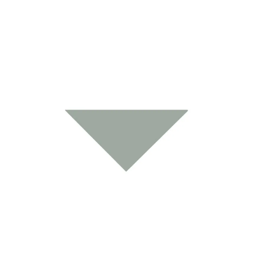 Klinker - Triangel 5/5/7 cm ljusgrön