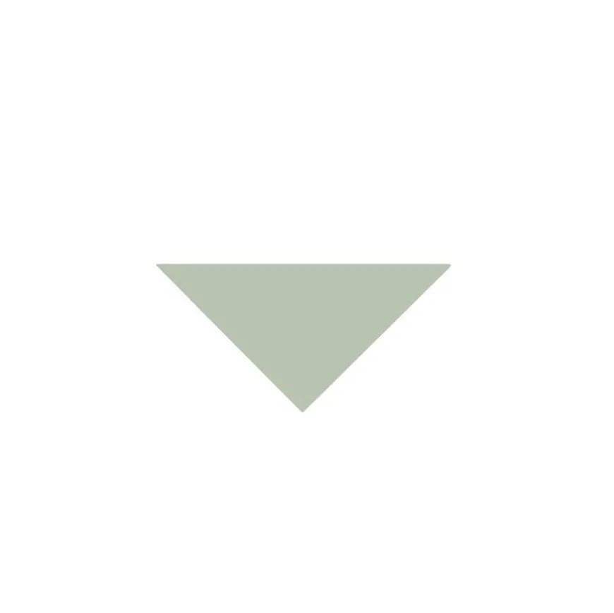 Klinker - Triangel 5/5/7 cm pistasch