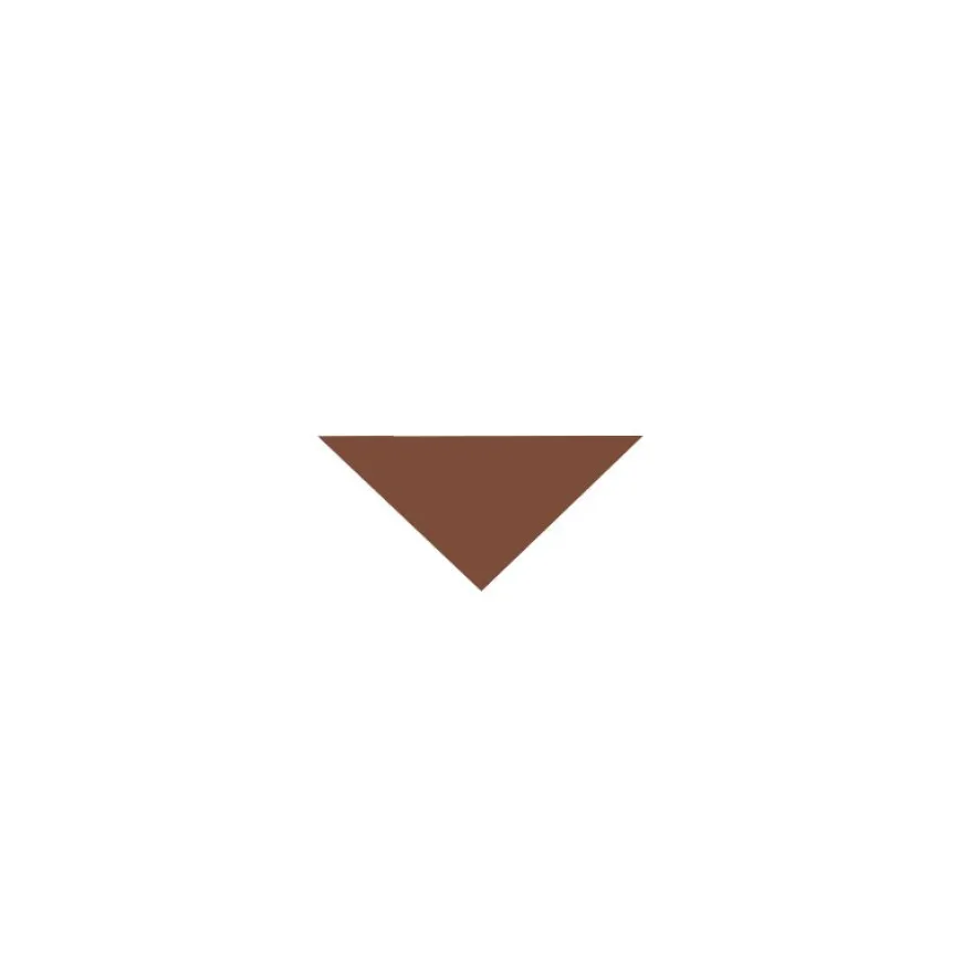 Klinker - Triangel 3,5/3,5/5 cm röd