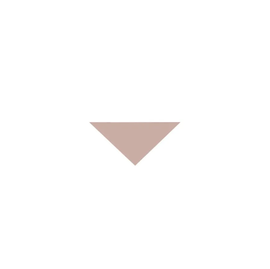 Klinker - Triangel 3,5/3,5/5 cm rosa