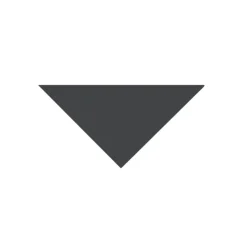 Klinker - Triangel 7/7/10 cm svart