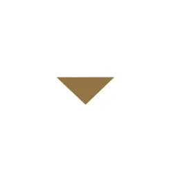 Klinker - Triangel 3,5/3,5/5 cm toffee