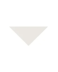 Klinker - Triangel 10/10/14 cm vit