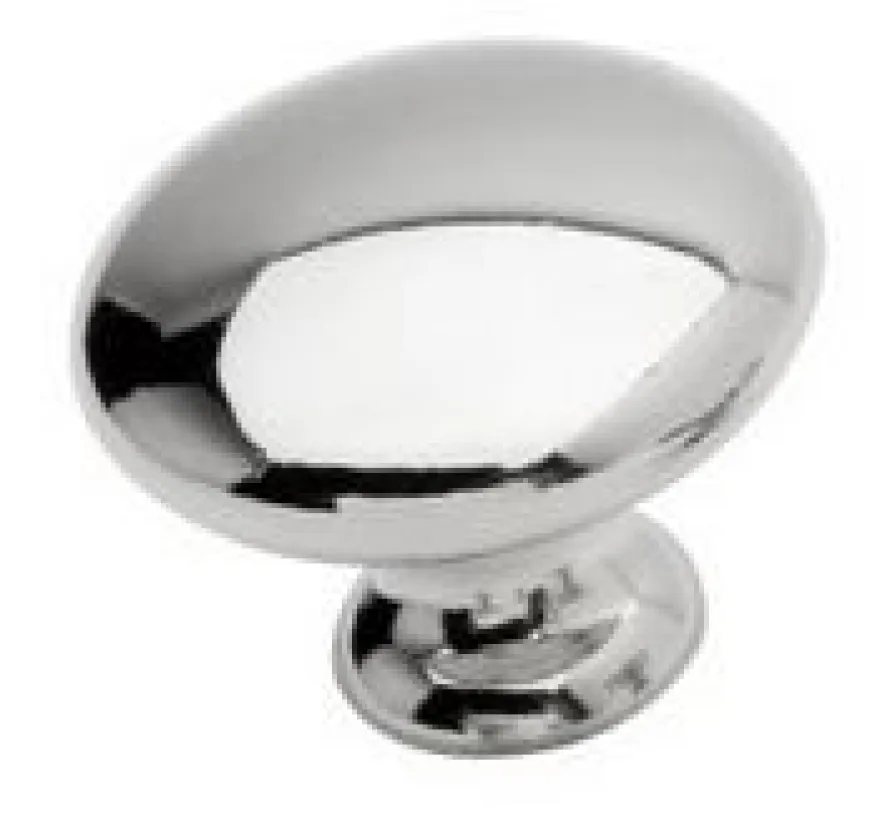 Knopp - Ålsten nickel rund 30 mm