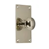 Knopp Sekelskifte med bottenplatta - Nickel 40 x 70 mm