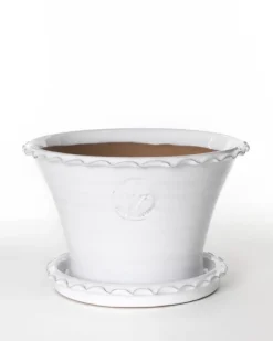 Kruka Sturehof - Liljencrantz, 20 cm vit