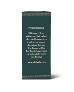 LED-lampa Sekelskifte - Edison 64 mm 270 lm, bärnsten