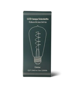 LED-lampa Sekelskifte - Edison 64 mm 540 lm