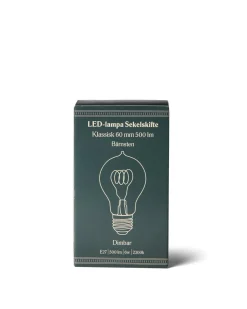 LED-lampa Sekelskifte - Klassisk 60 mm 500 lm, bärnsten