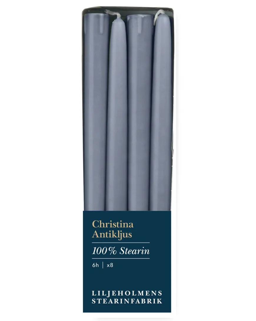 Liljeholmens Christinaljus - 8-pack ljusgrå