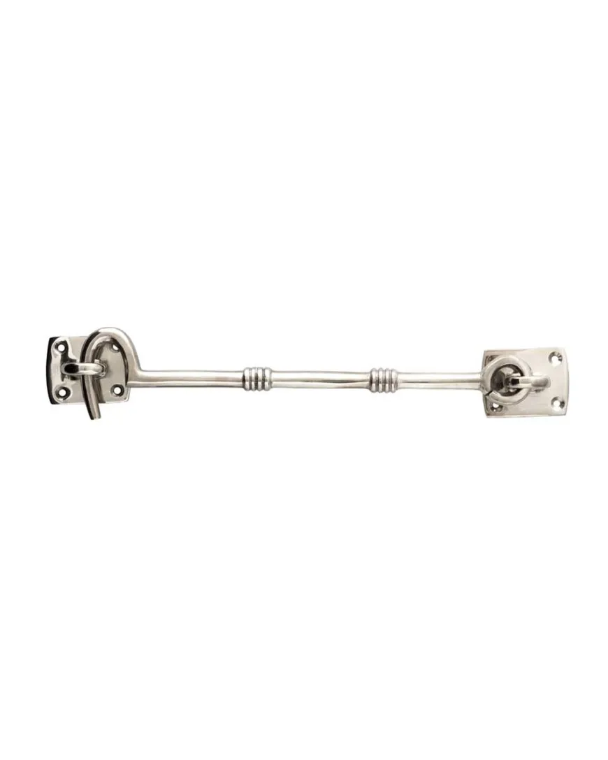 Lång hasp nickel - Kasthake 250 mm