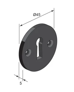 Nyckelskylt - Bakelit 45 mm