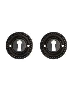 Nyckelskylt - Gjutjärn ornamenterad 59 mm
