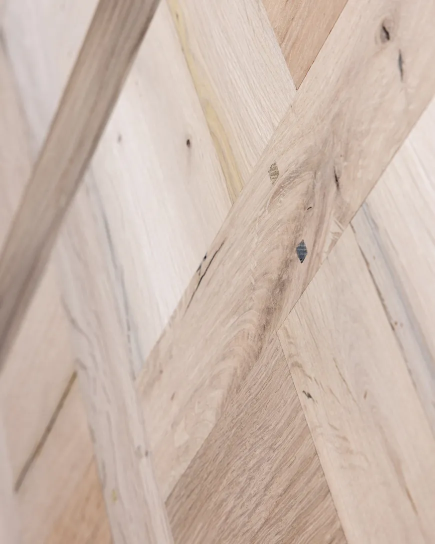 Panelgolv Versailles - Återvunnen antik ek 23x1000x1000 mm