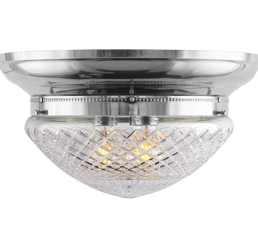 Plafond - Taklampa Frödingplafond 300 nickel, klarglas
