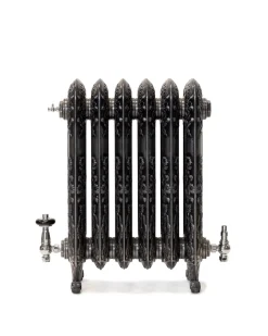 Radiatorventil termostat - Kensington nickel/trä
