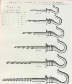 Stor takkrok Næsman 226 - Mässing