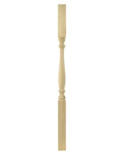 Svarvad stolpe - Furu 1180 x 65 mm