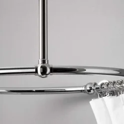 Takfäste till duschdraperihållare - Krom