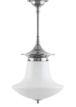 Taklampa - Dahlbergspendel 100 nickel, klottrattskärm