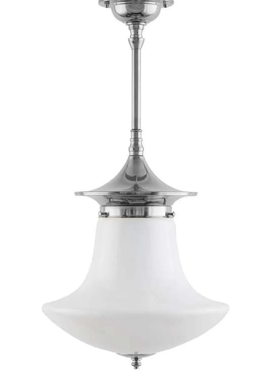Taklampa - Dahlbergspendel 100 nickel, klottrattskärm